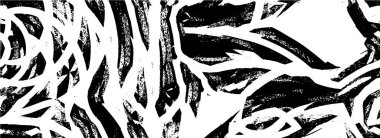 Siyah ve beyaz renklerde soyut grunge arkaplanı. vektör illüstrasyonu