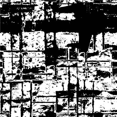 Siyah ve beyaz renklerde soyut grunge arkaplanı. vektör illüstrasyonu