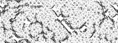 Siyah ve beyaz renklerde soyut grunge arkaplanı. vektör illüstrasyonu