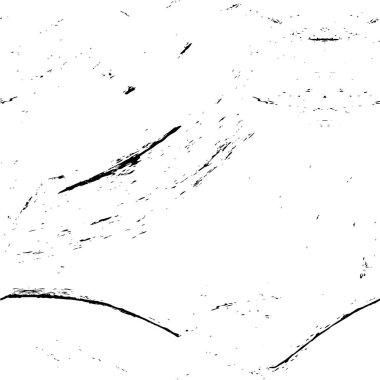 Grunge üst üste biniyor. Soyut siyah-beyaz vektör arkaplanı. Çatlak, leke ve noktalarda kirli desenli tek renkli klasik yüzey. Karanlık korku tarzında eski bir duvar.