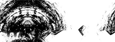 Grunge üst üste biniyor. Soyut siyah-beyaz vektör arkaplanı. Çatlak, leke ve noktalarda kirli desenli tek renkli klasik yüzey. Karanlık korku tarzında eski bir duvar.