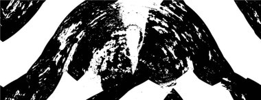 Siyah ve beyaz renklerde soyut grunge arkaplanı. vektör illüstrasyonu