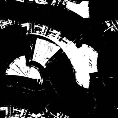 Sıkıntılı siyah beyaz, grunge desen, çizikler, dağınık, üst üste