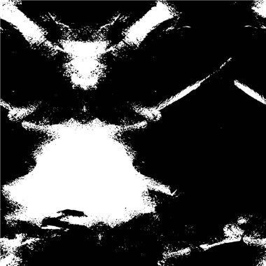 Çizik ve çiziklerle dolu siyah beyaz bir arka plan. Soyut vektör illüstrasyonu.