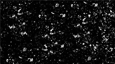 Grunge siyah ve beyaz şehir vektör dokusu şablonu. Karanlık toz, tehlike arka planını örtüyor. Soyut noktalı, çizik, gürültülü vintage efekt yaratmak kolay