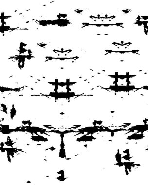 Vektör siyah-beyaz desen.