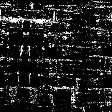 Çizik ve çiziklerle dolu siyah beyaz bir arka plan. Soyut vektör illüstrasyonu.