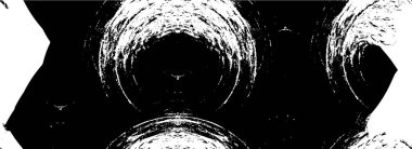 Koyu Grunge Geometrik Deseni