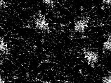 Çatlamış beton tabakasının gergin dokusu. Taş ya da asfalt. Grunge 'un arka planı. soyut yarım ton vektör çizimi