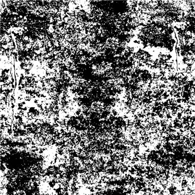 Siyah beyaz renkli, tozlu, benekli, sıkıntılı bir arka plan. Soyut vektör çizimi. soyut vektör illüstrasyonu.