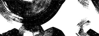 Grunge üst üste biniyor. Soyut siyah-beyaz vektör arkaplanı. Çatlak, leke ve noktalarda kirli desenli tek renkli klasik yüzey. Karanlık korku tarzında eski bir duvar.