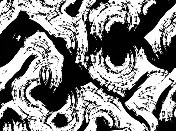 Patrón Abstracto Sin Costuras Con Rayas Blanco Negro — Archivo Imágenes Vectoriales