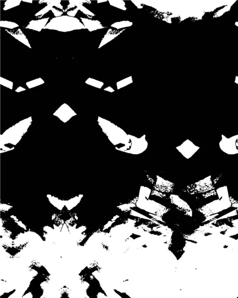 要旨グランジの背景 モノクロームの質感 黒と白のトーン効果を含む画像 — ストックベクタ