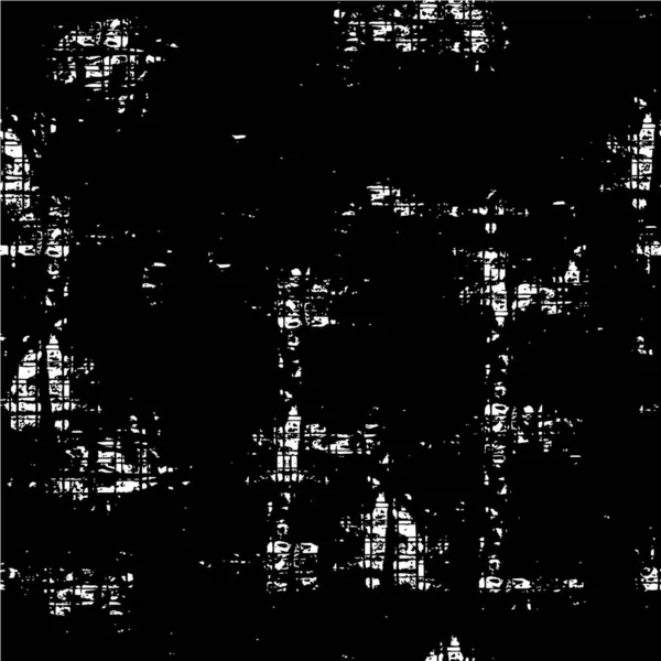 Стесненный Фон Черно Белой Текстуре Точками Линиями Абстрактная Векторная Иллюстрация — стоковый вектор