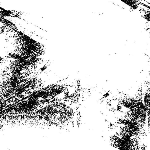 Verontruste Textuur Zwart Wit Grunge Achtergrond Vlekken Wit Vectorlijnen Abstracte — Stockvector
