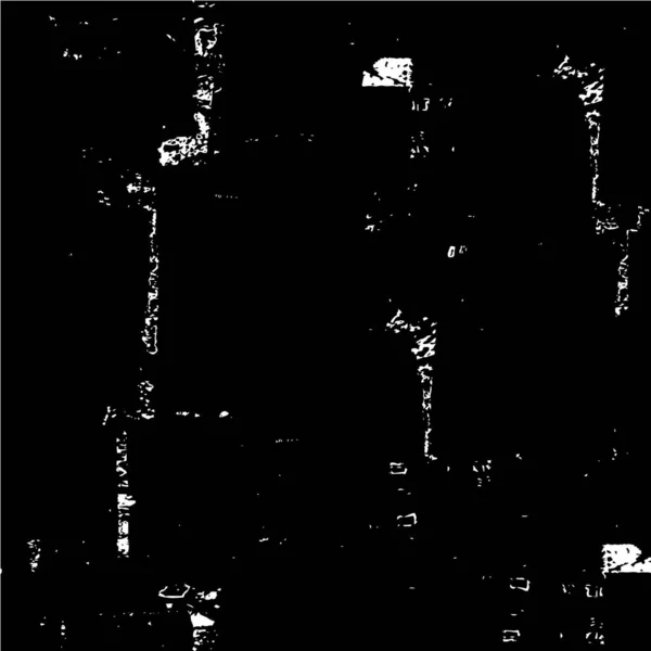 黒と白のグラウンジテクスチャ背景 ベクターイラスト — ストックベクタ