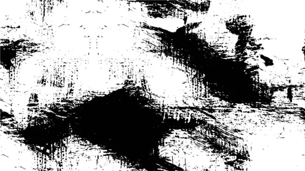 Verontruste Achtergrond Zwart Wit Textuur Puntjes Puntjes Abstract Lijnen Abstracte — Stockvector