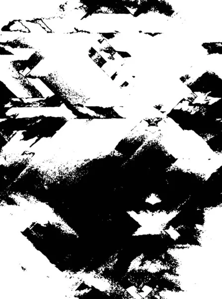 Résumé Fond Grunge Texture Monochrome Fond Texturé Noir Blanc — Image vectorielle