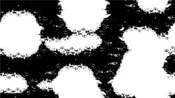 Fekete Fehér Grunge Háttér Elvont Textúra — Stock Vector