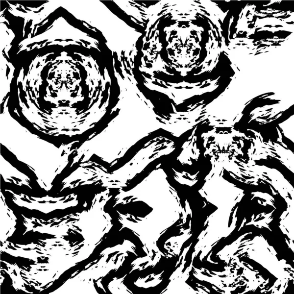 Motif Abstrait Monochrome Pour Conception Décoration — Image vectorielle