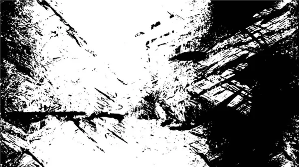 Černá Textura Tahu Štětcem Grunge Abstraktní Ruka Malovaný Prvek — Stockový vektor
