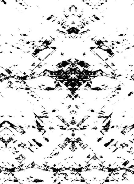 Schwarz Weißes Abstraktes Muster — Stockvektor