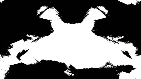Черно Белые Точки Линии Пятна Царапины Абстрактные Векторные Иллюстрации — стоковый вектор