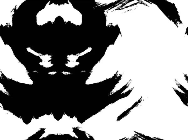 Abstrakcyjne Grunge Pociągnięcia Pędzla Czarno Białe Tło — Wektor stockowy