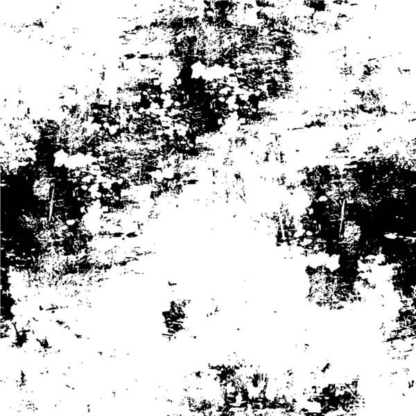 Fondo Angustiado Textura Blanco Negro Con Polvo Líneas Arañazos Ilustración — Archivo Imágenes Vectoriales