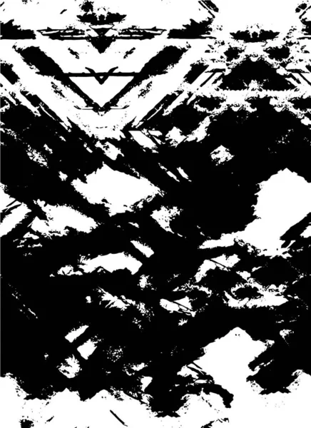 Negro Angustiado Textura Blanca Textura Fondo Líneas Grunge Superposición Superposición — Archivo Imágenes Vectoriales