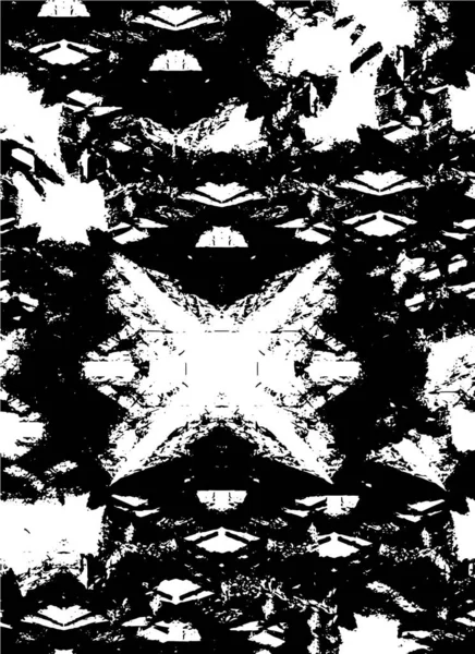 Zwart Wit Abstract Patroon — Stockvector