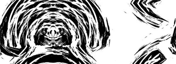 Мучительная Черно Белая Фактура Гранж Абстрактный Фон Темный Фон Наложение — стоковый вектор