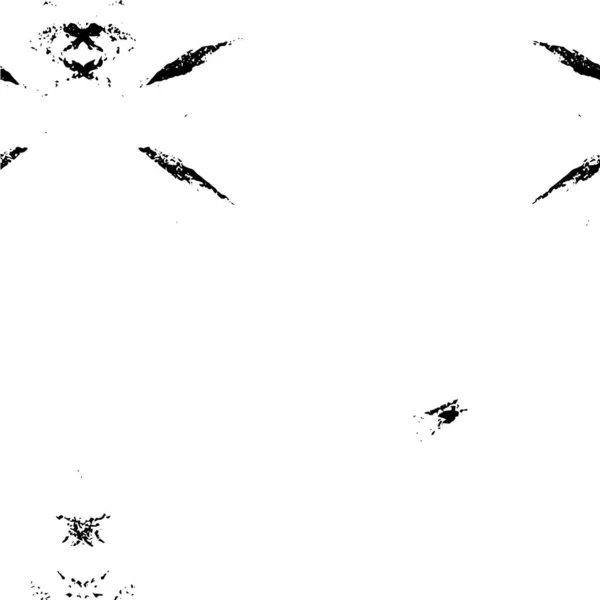 Czarny Biały Grunge Teksturowany Wzór Abstrakcyjne Tło — Wektor stockowy
