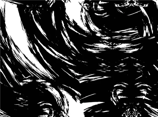 Тривожний Фон Чорно Білій Текстурі Пилом Плямами Подряпини Лінії — стоковий вектор
