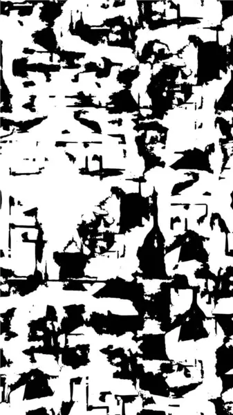 Abstracte Zwart Wit Gestructureerde Achtergrond — Stockvector