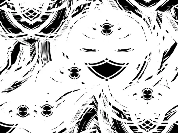 Fantaisie Chaotique Motif Fractal Coloré Formes Fractales Abstraites Rendu Fond — Image vectorielle