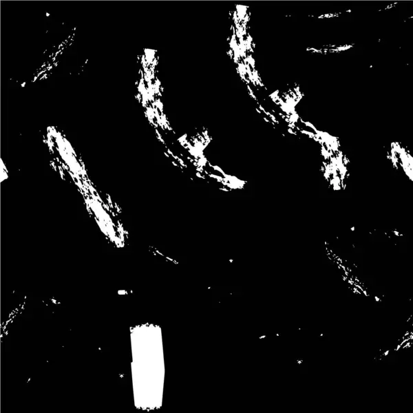 Černobílý Grunge Jednobarevná Textura Ručně Malované Pozadí Design Povrchu Nouzové — Stockový vektor