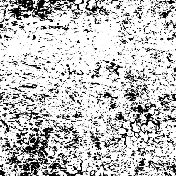 Černý Bílý Grunge Texturovaný Vzor Abstraktní Pozadí — Stockový vektor
