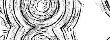 Grunge üst üste biniyor. Soyut siyah-beyaz vektör arkaplanı. Çatlak, leke ve noktalarda kirli desenli tek renkli klasik yüzey. Karanlık korku tarzında eski bir duvar.