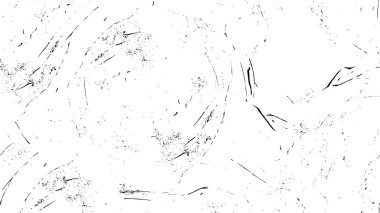 Duvar kağıdındaki sıkıntılı boya, siyah beyaz desenli.