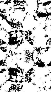 Duvar kağıdındaki sıkıntılı boya, siyah beyaz desenli.