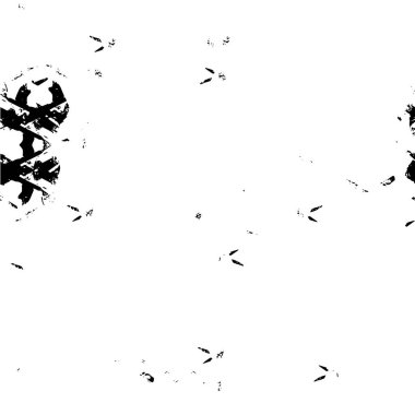 Kirli arkaplan, soyut monokrom yıpranmış duvar kağıdı.