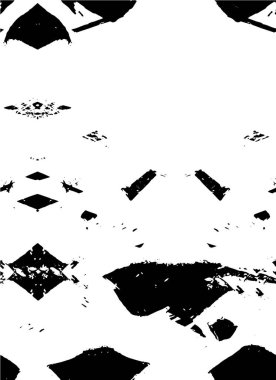 Siyah ve beyaz çizikler, soyut yıpranmış duvar kâğıdı...