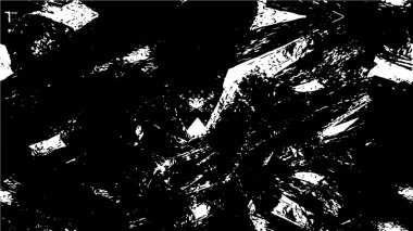 Siyah beyaz çizikler, soyut yıpranmış duvar kağıtlarıyla dolu sıkıntılı bir arka plan.