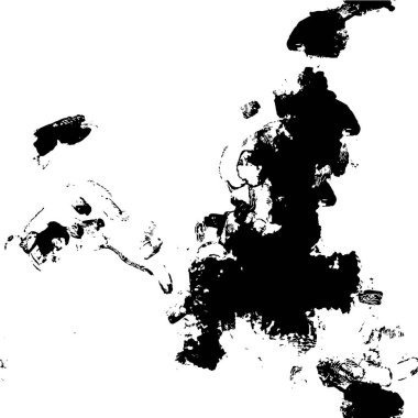 Siyah beyaz çizikler, soyut yıpranmış duvar kağıtlarıyla dolu sıkıntılı bir yüzey.