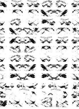 Sıkıntılı lekelerle yapılmış tek renkli desen