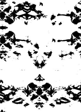 Basit lekelerle yapılmış dağınık monokrom deseni