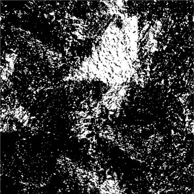 Basit siyah beyaz lekelerle yapılmış dağınık desen