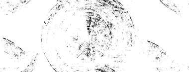 Basit çiziklerle siyah beyaz desen