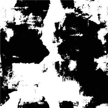 Çizik ve çiziklerle dolu siyah beyaz bir arka plan. Soyut vektör illüstrasyonu.                